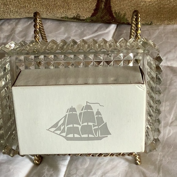 Soap dish vintage beveled glass great condition great lookin - Picture 3 of 6